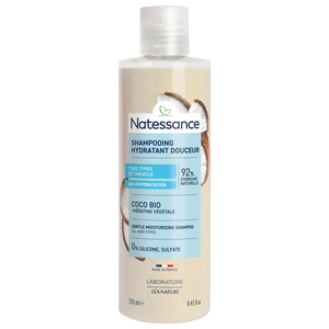 Natessance Gentle moisturizing Shampoo - Kokos & Växt-keratin