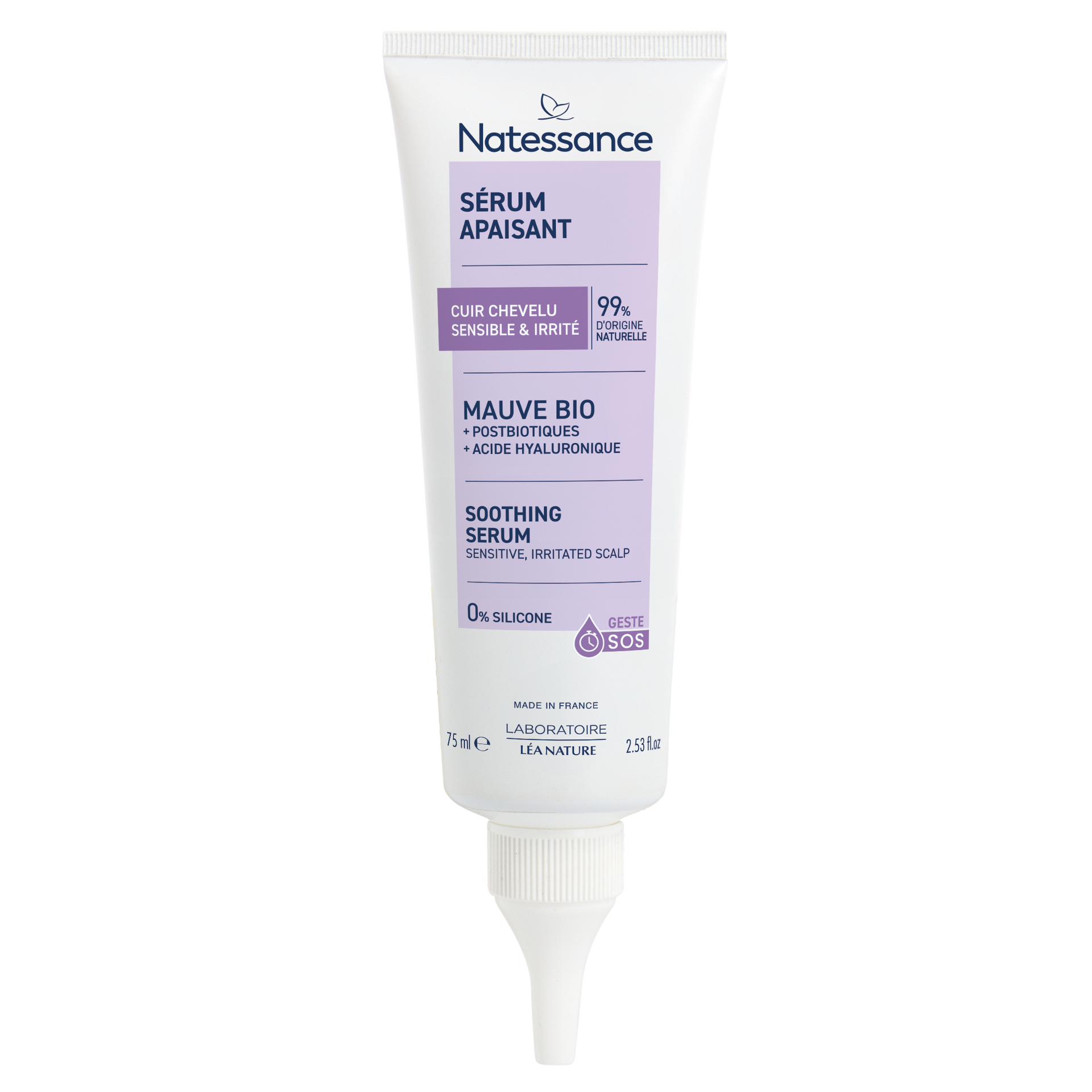 Natessance Soothing Serum - Läkemalva, Postbiotics & Hyaluron syra