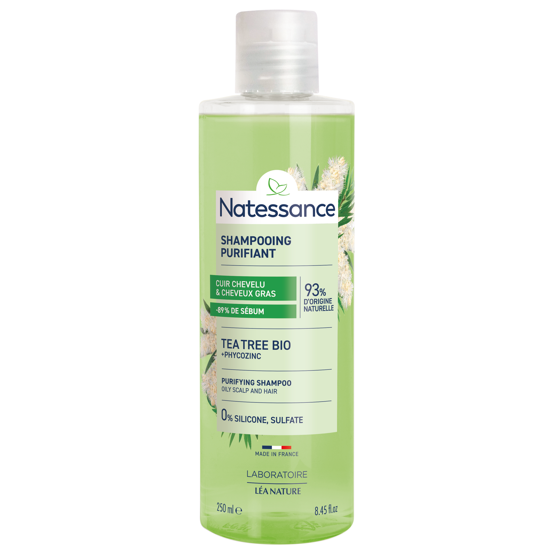 Natessance Purifying Shampoo - Tea tree